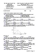 Đề kiểm tra học kỳ I môn Hóa học Lớp 11 - Mã đề 318 - Năm học 2018-2019 - Sở giáo dục và đào tạo Quảng Nam